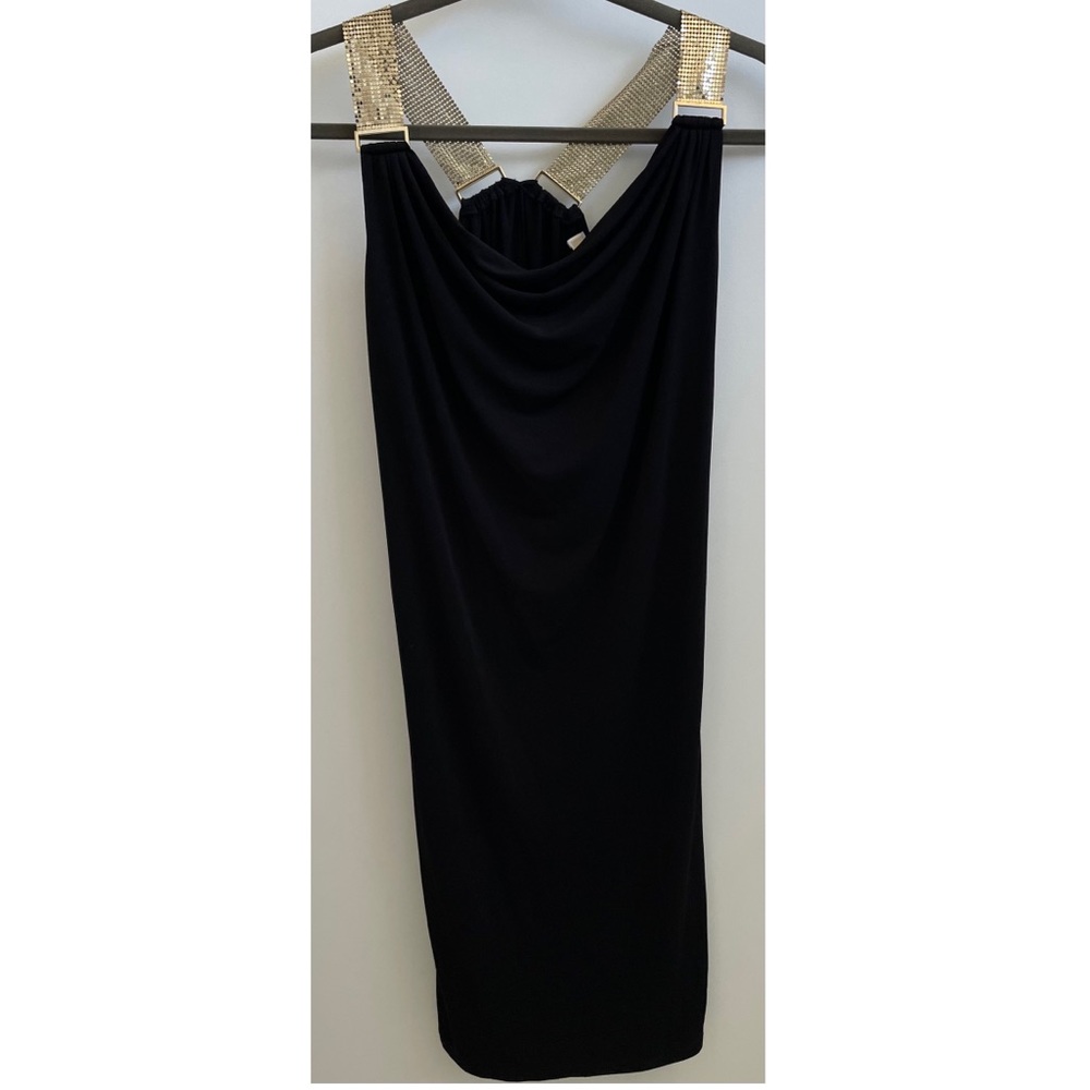 MICHAEL Michael Kors Black Midi Dress